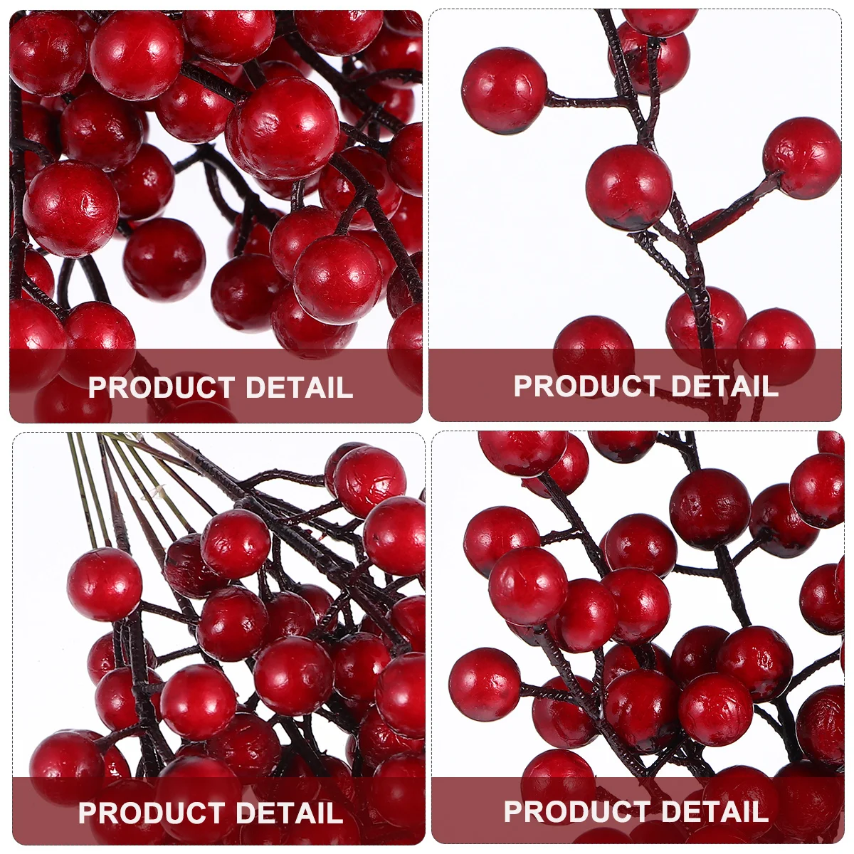 10Pcs Christmas Red Berry Branches Artificial Berry Stems Simulation DIY Crafts Decoration Home Party Ornament
10Pcs Christmas Red Berry Branches Artificial Berry Stems Simulation DIY Crafts Decoration Home Party Ornament