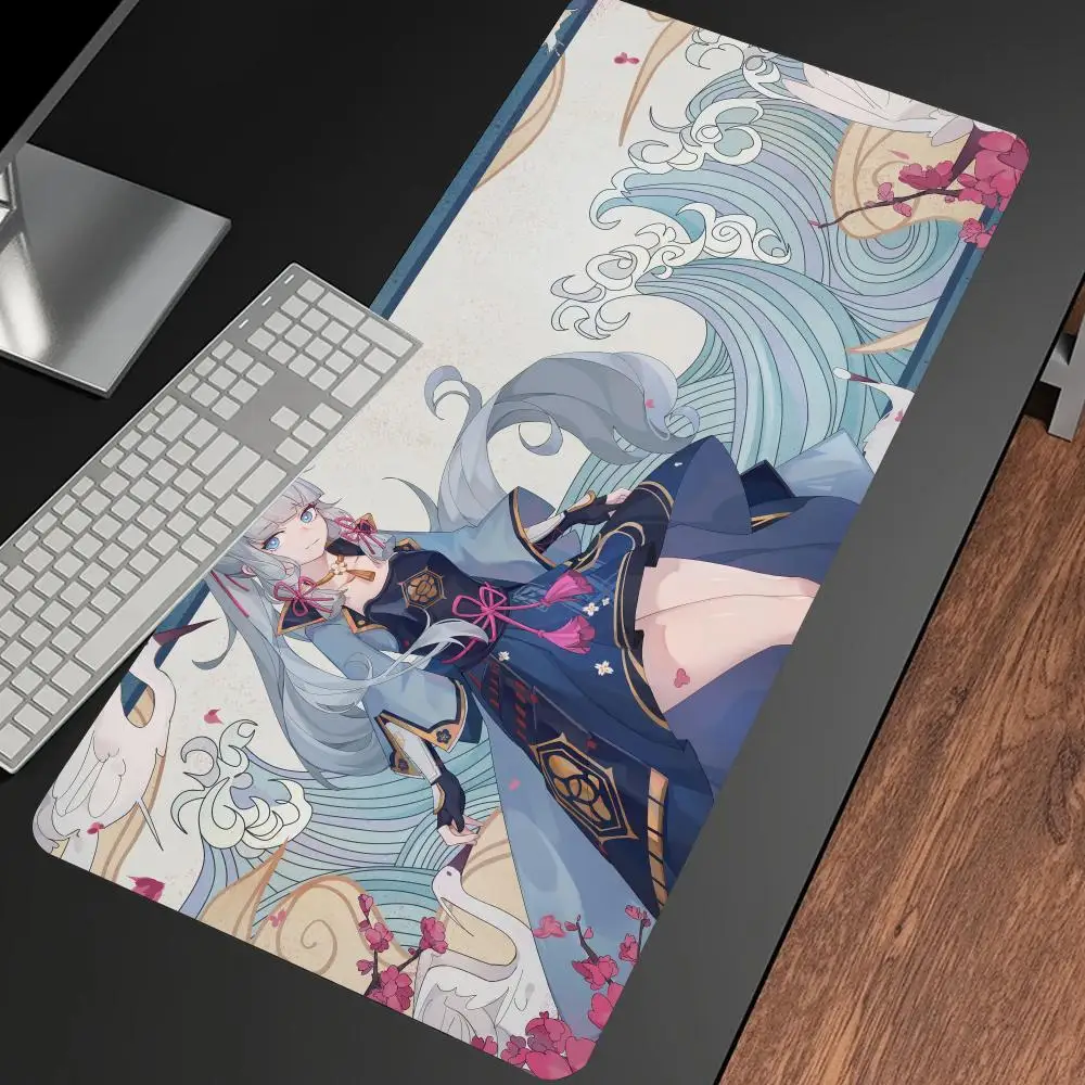 Kamisato Ayaka коврик для мыши Настольный коврик для мыши Cute Genshin ударопрочный HD Настольный коврик Расширенный игровой коврик для клавиатуры большой XXL геймерский коврик для мыши 9
Kamisato Ayaka коврик для мыши Настольный коврик для мыши Cute Genshin ударопрочный HD Настольный коврик Расширенный игровой коврик для клавиатуры большой XXL геймерский коврик для мыши 9
