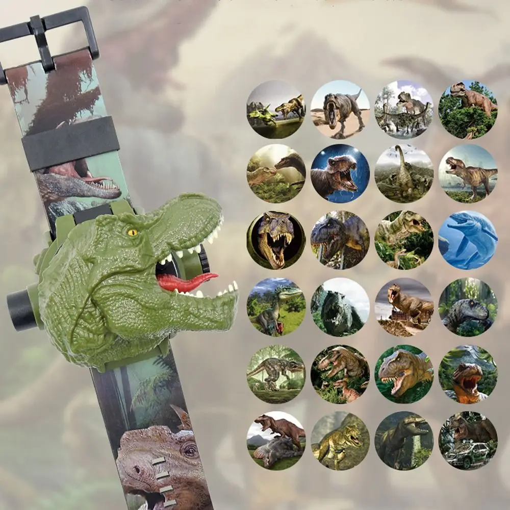 Educational Toy LED Tyrannosaurus Rex Students Clock Digital WristWatch Dinosaur Projection Watch Kids Watch Cartoon
Educational Toy LED Tyrannosaurus Rex Students Clock Digital WristWatch Dinosaur Projection Watch Kids Watch Cartoon