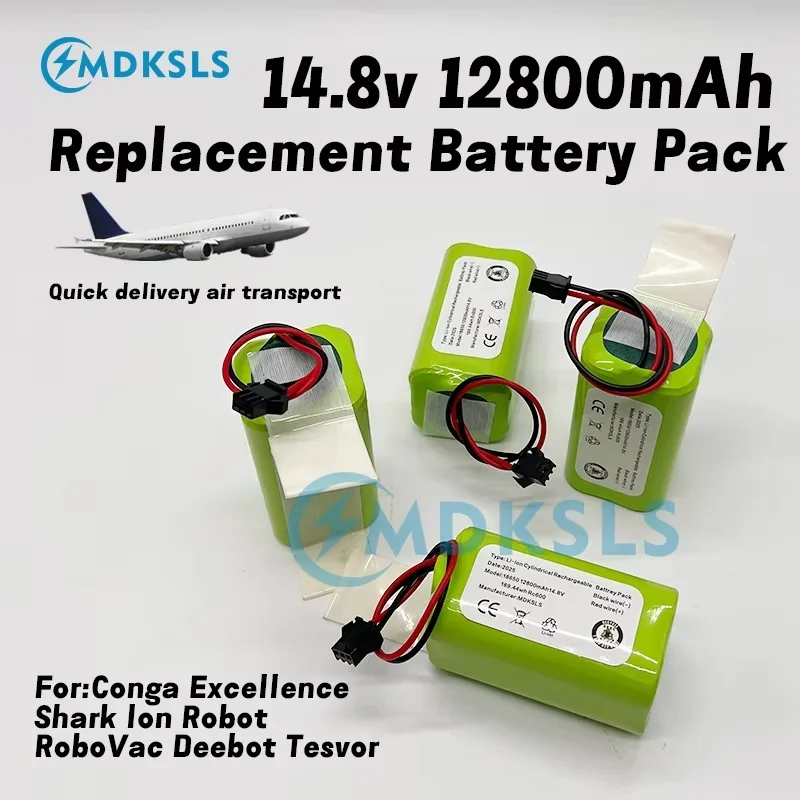 Original 14.8V 128000mAh Replacement Battery for Conga Excellent 990 1090 1790 1990 Deebot N79S N79 DN622 Robovac 11 Tesvor X500
Original 14.8V 128000mAh Replacement Battery for Conga Excellent 990 1090 1790 1990 Deebot N79S N79 DN622 Robovac 11 Tesvor X500