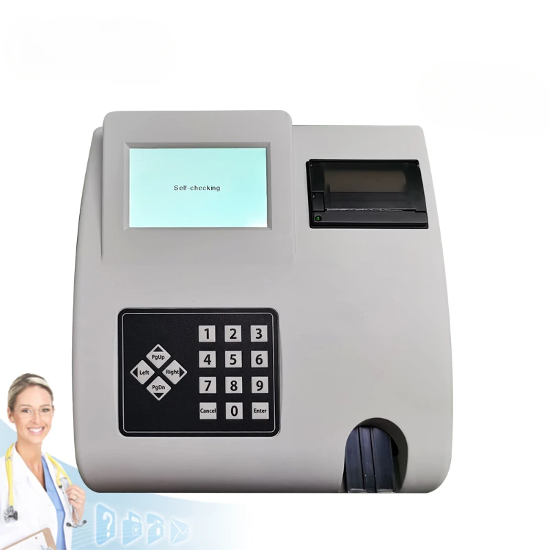 Portable Urine Analyzer urine test machine urine test equipment with built-in printer
Portable Urine Analyzer urine test machine urine test equipment with built-in printer