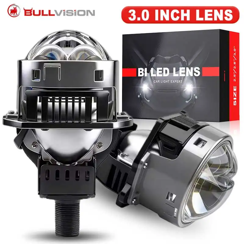 3.0 Inch Bi LED Projector Lenses LED 300W 30000LM Dual Hyperboloid Lens For Hella H4 H7 9005 HB3 9006 HB4 High Low Beam 2PCS
3.0 Inch Bi LED Projector Lenses LED 300W 30000LM Dual Hyperboloid Lens For Hella H4 H7 9005 HB3 9006 HB4 High Low Beam 2PCS
