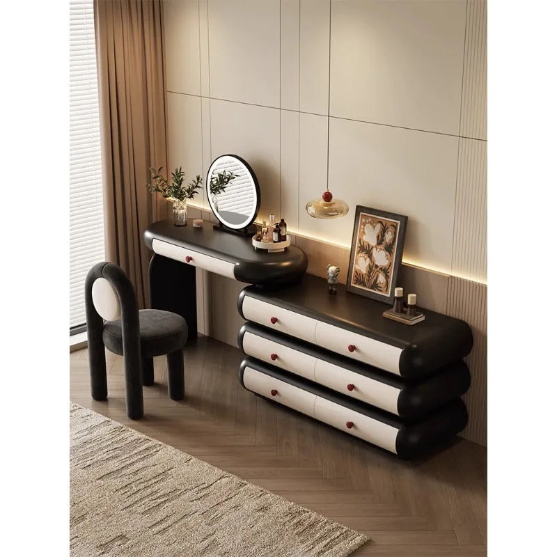 Dresser chest integrated retro style bedroom simple modern makeup table solid wood
Dresser chest integrated retro style bedroom simple modern makeup table solid wood