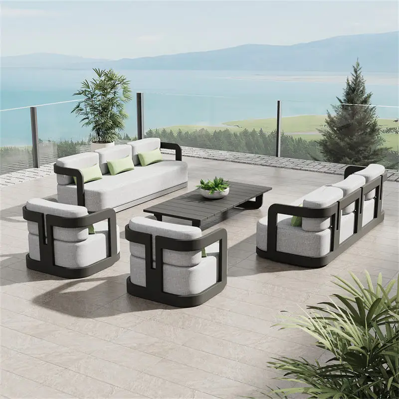 Outdoor Furniture Aluminum Sofa Set Garden Patio Sofa & Coffee Table Set Metal Outdoor Lounge Set
Outdoor Furniture Aluminum Sofa Set Garden Patio Sofa & Coffee Table Set Metal Outdoor Lounge Set