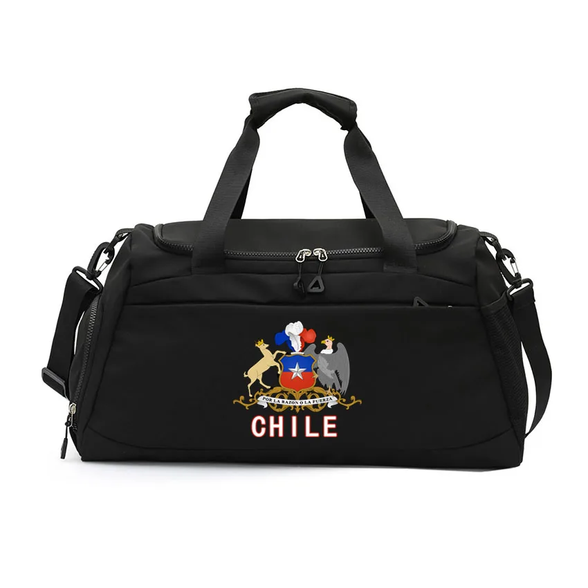 Gym Bag Men Women Outdoor Waterproof Separate Space For Shoes pouch Fitness Sports Bag Chile Flag Printed Basketball Bags
Gym Bag Men Women Outdoor Waterproof Separate Space For Shoes pouch Fitness Sports Bag Chile Flag Printed Basketball Bags