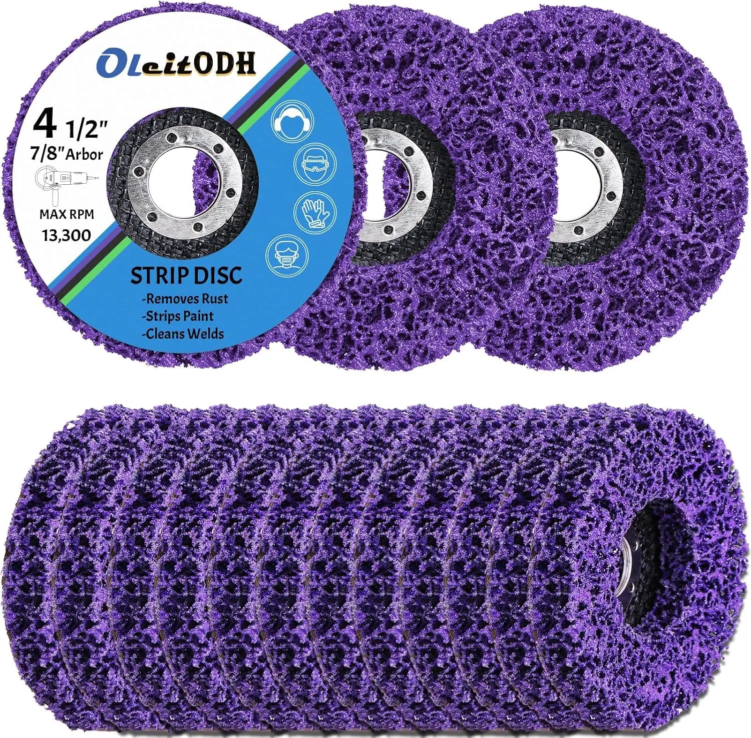 15 Pcs 4-1/2" x 7/8" Strip Discs Bulk, Paint Stripping & Rust Removal Wheels for Angle Grinders, Abrasive Grinding Discs for
15 Pcs 4-1/2" x 7/8" Strip Discs Bulk, Paint Stripping & Rust Removal Wheels for Angle Grinders, Abrasive Grinding Discs for
