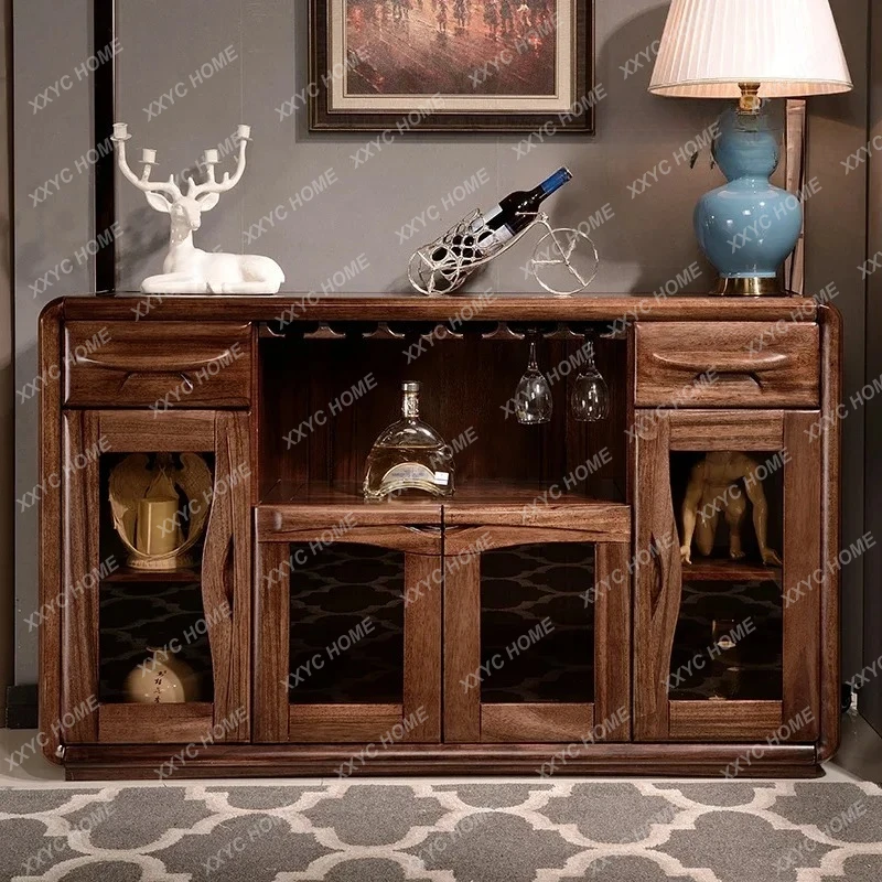 Y Новый китайский стиль, простой сервант из массива черного ореха, современный светлый роскошный винный шкаф для гостиной с двойной дверью
Y Новый китайский стиль, простой сервант из массива черного ореха, современный светлый роскошный винный шкаф для гостиной с двойной дверью