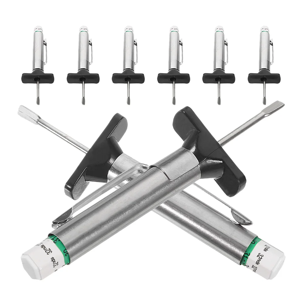 8 Pcs Thread Automotive Tread Measurer Portable Depth Tool Tire Gauge for Tire Tread Depth Gauge Measurer Tool
8 Pcs Thread Automotive Tread Measurer Portable Depth Tool Tire Gauge for Tire Tread Depth Gauge Measurer Tool