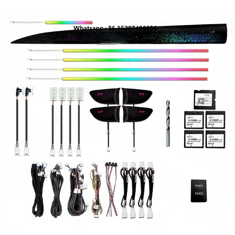 Upgrade 256 Colors Dynamic Lighting Symphony Led Car Interior Ambient Lighting Atmosphere Strip Accessories
Upgrade 256 Colors Dynamic Lighting Symphony Led Car Interior Ambient Lighting Atmosphere Strip Accessories