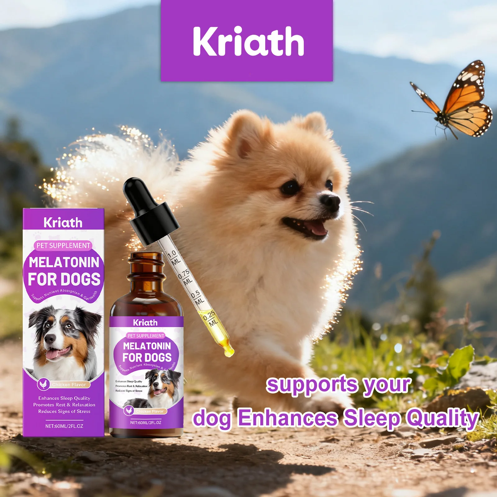 Dog Body Care Drops - Gentle Formula Supports Relaxation Improves Sleep Quality Relieves Anxiety Aids Gut Balance Daily Pet Care
Dog Body Care Drops - Gentle Formula Supports Relaxation Improves Sleep Quality Relieves Anxiety Aids Gut Balance Daily Pet Care