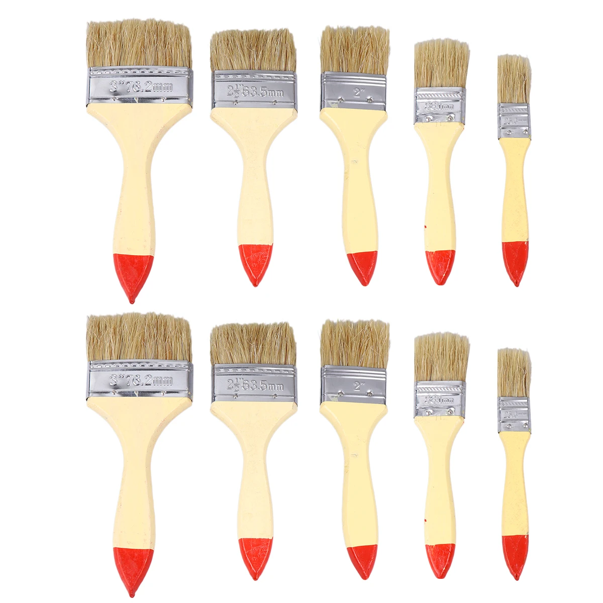 10pcs Paint Brush Set High Quality Bristle Brushes for Wall Painting Furniture Restoration Artiste Wax Varnish Acrylic
10pcs Paint Brush Set High Quality Bristle Brushes for Wall Painting Furniture Restoration Artiste Wax Varnish Acrylic