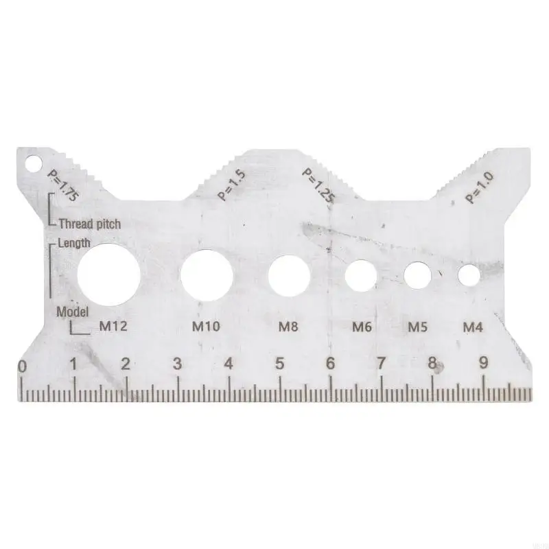 Multifunctional Precise Thread Measuring Tool With Bilingual Marking Corrosion Resistant Stainless Steel Construction
Multifunctional Precise Thread Measuring Tool With Bilingual Marking Corrosion Resistant Stainless Steel Construction
