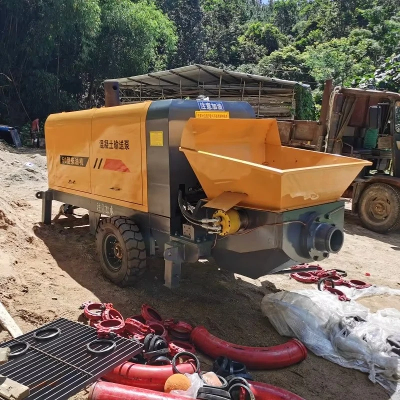 Factory Direct Diesel Automatic Mobile Concrete Pump Machine Concrete Pump for Rural Housing Construction
Factory Direct Diesel Automatic Mobile Concrete Pump Machine Concrete Pump for Rural Housing Construction