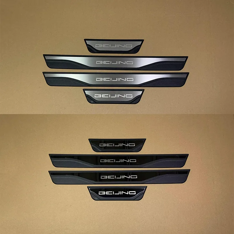 For Beijing BJ40 BJ60 X7 EU5 3 5 7 BAW F7 Door Sill Plate Stainless Steel Plastic Interior 3D Car Styling Accessories Auto Part
For Beijing BJ40 BJ60 X7 EU5 3 5 7 BAW F7 Door Sill Plate Stainless Steel Plastic Interior 3D Car Styling Accessories Auto Part
