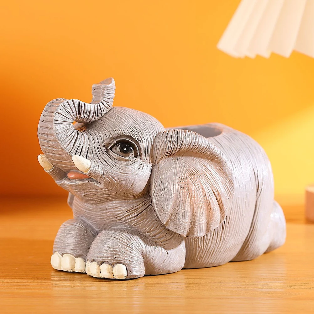Elephant Pen Resin Figurines Desk Organizer Pencil Cup Office Student Home Pen Holder For Desk Organizer Decor Gifts Cute Design
Elephant Pen Resin Figurines Desk Organizer Pencil Cup Office Student Home Pen Holder For Desk Organizer Decor Gifts Cute Design