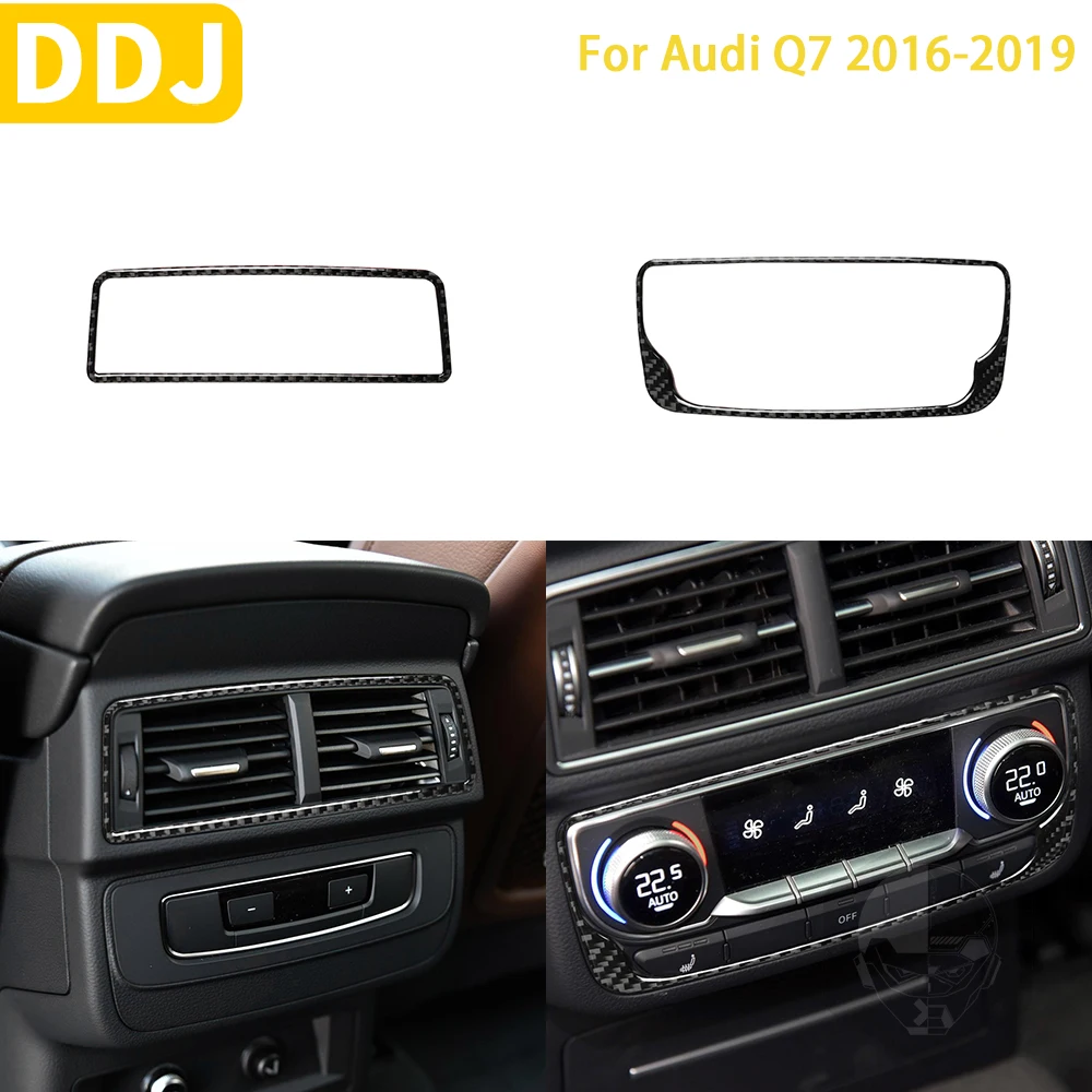 Аксессуары для Audi Q7 2016 2017 2018 2019 углеродное волокно интерьер автомобиля задний выход воздуха рамка отделка наклейка украшение
Аксессуары для Audi Q7 2016 2017 2018 2019 углеродное волокно интерьер автомобиля задний выход воздуха рамка отделка наклейка украшение