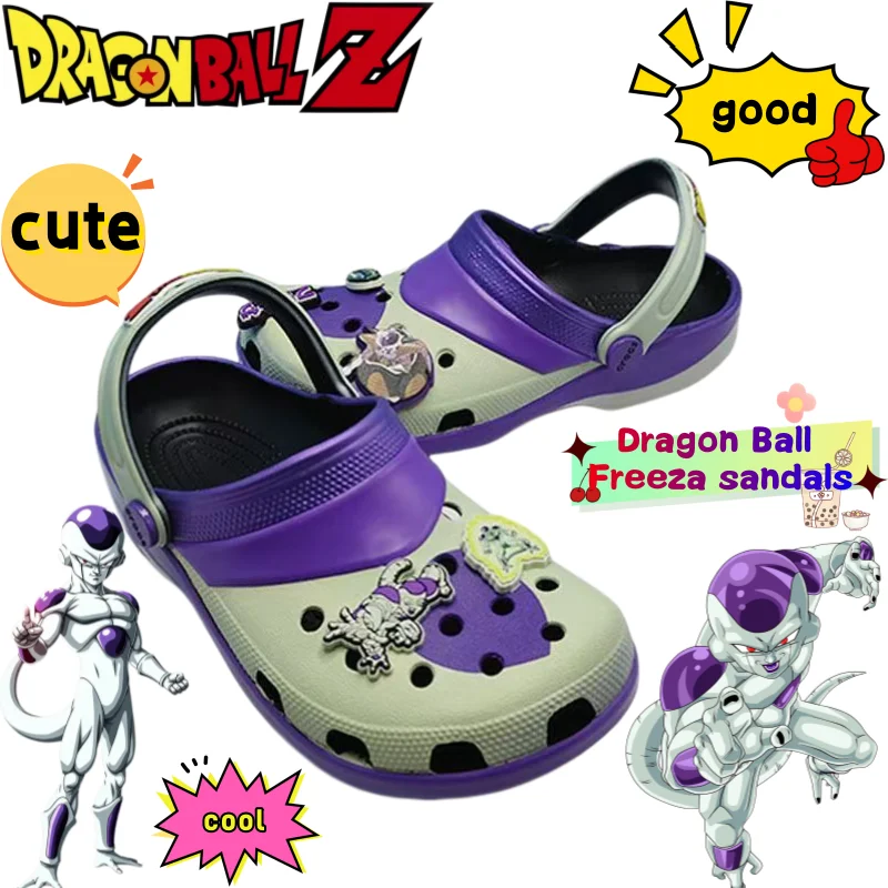 Сандалии Dragon Ball Freeza с красивым мультяшным принтом, нескользящие, на мягкой подошве, пляжная обувь для мужчин и женщин, которые можно носить на улице.
Сандалии Dragon Ball Freeza с красивым мультяшным принтом, нескользящие, на мягкой подошве, пляжная обувь для мужчин и женщин, которые можно носить на улице.