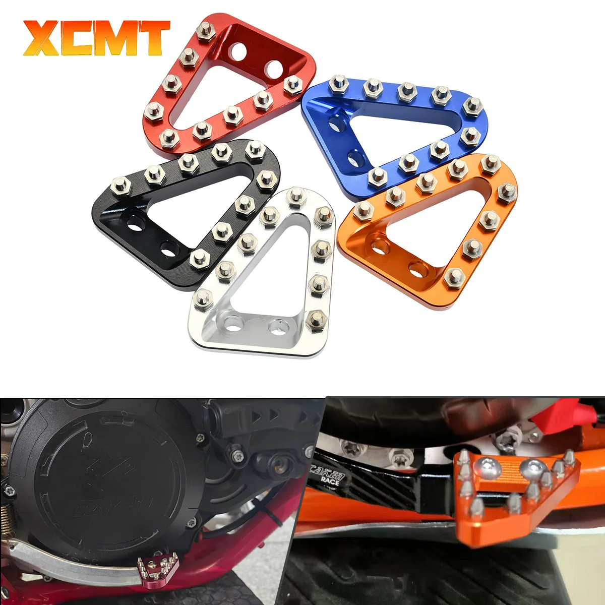 Motorcycle Accessories CNC Rear Brake Pedal Step Tip Plate For KTM XC XCF XCW SX SXF EXC EXCF TPi 6Day 250 300 350 2017-2023
Motorcycle Accessories CNC Rear Brake Pedal Step Tip Plate For KTM XC XCF XCW SX SXF EXC EXCF TPi 6Day 250 300 350 2017-2023