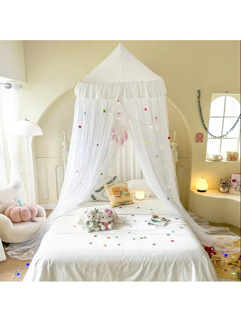Princess Style Mosquito Net Double Layer Sharp Peak Free Installation Hanging Bedroom Polyester Fiber No Assembly Required
Princess Style Mosquito Net Double Layer Sharp Peak Free Installation Hanging Bedroom Polyester Fiber No Assembly Required
