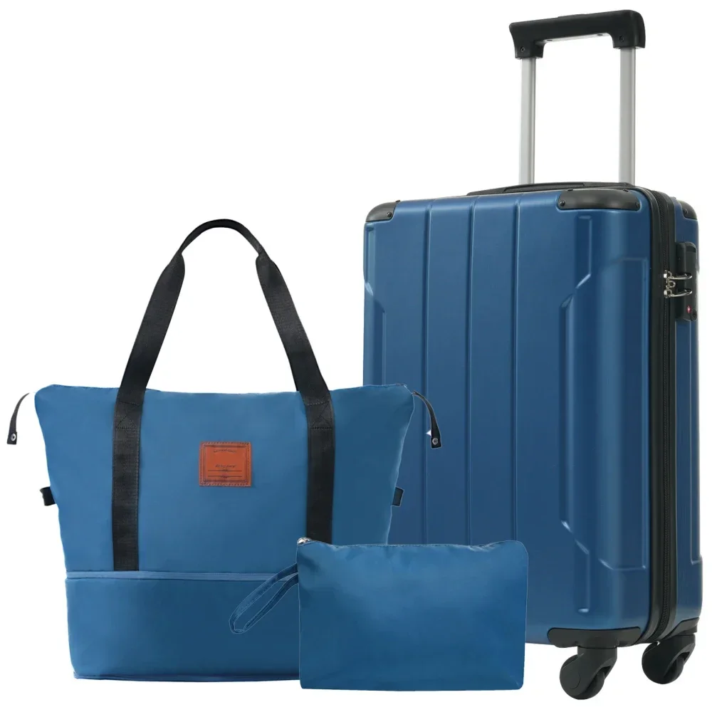 Hardshell Luggage Sets 3 Piece Carry-on Suitcases with Wheels Travel Luggage for Men Women, Blue(20in)
Hardshell Luggage Sets 3 Piece Carry-on Suitcases with Wheels Travel Luggage for Men Women, Blue(20in)