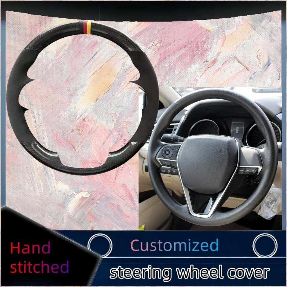 Hand-stitched Car Steering Wheel Cover For Toyota Avalon Camry Crown 2018-2019 Corolla 2018-2020 Carbon Fiber
Hand-stitched Car Steering Wheel Cover For Toyota Avalon Camry Crown 2018-2019 Corolla 2018-2020 Carbon Fiber