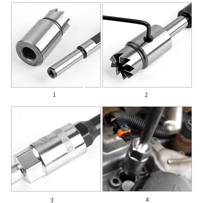 17pcs Diesel Fuel Injector Seat Cleaning Kit Diesel Nozzle Reamer Nozzle Holder Cleaner Repair Tool Set
17pcs Diesel Fuel Injector Seat Cleaning Kit Diesel Nozzle Reamer Nozzle Holder Cleaner Repair Tool Set