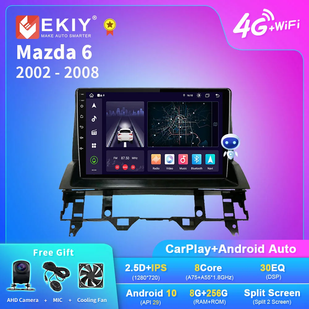 Автомагнитола EKIY X7 на Android для Mazda 6 2002 2003 2004 2005 2006 2007 2008 автомобильный мультимедийный видеоплеер стерео 2DIN для Carplay DVD HU
Автомагнитола EKIY X7 на Android для Mazda 6 2002 2003 2004 2005 2006 2007 2008 автомобильный мультимедийный видеоплеер стерео 2DIN для Carplay DVD HU
