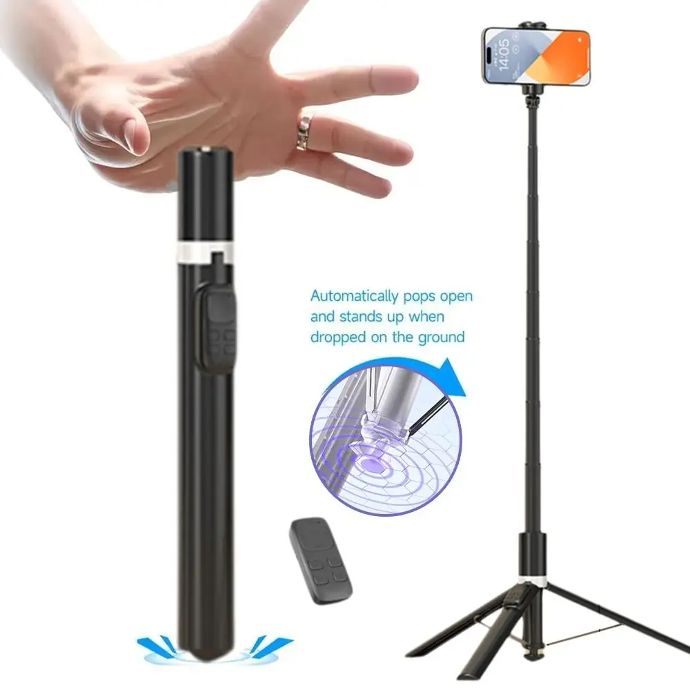 New Auto Pop Open Selfie Stick Tripod Remote Universal Phone Tripod Stand Extendable Bounce Selfie Stick for Phone
New Auto Pop Open Selfie Stick Tripod Remote Universal Phone Tripod Stand Extendable Bounce Selfie Stick for Phone