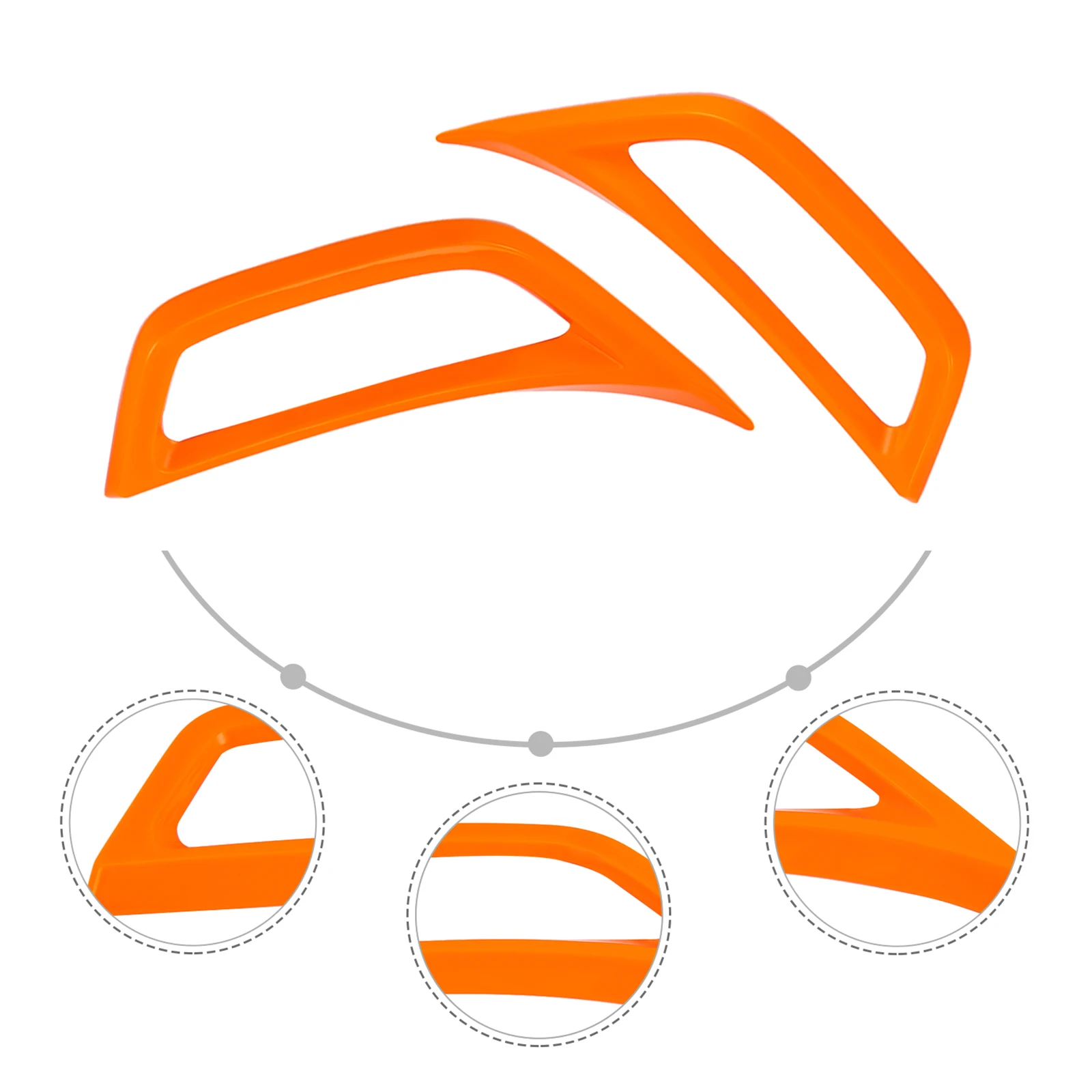 Vent Inlet Trim Cover Decor For 2018+ Jeep Wrangler JL JT Orange
Vent Inlet Trim Cover Decor For 2018+ Jeep Wrangler JL JT Orange