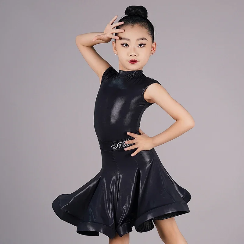Kids Girls Black Latin Dance Competition Dress Sleeveless Suit Elastic Cha Cha Rumba Dance Practice Performance Clothing NV20347
Kids Girls Black Latin Dance Competition Dress Sleeveless Suit Elastic Cha Cha Rumba Dance Practice Performance Clothing NV20347