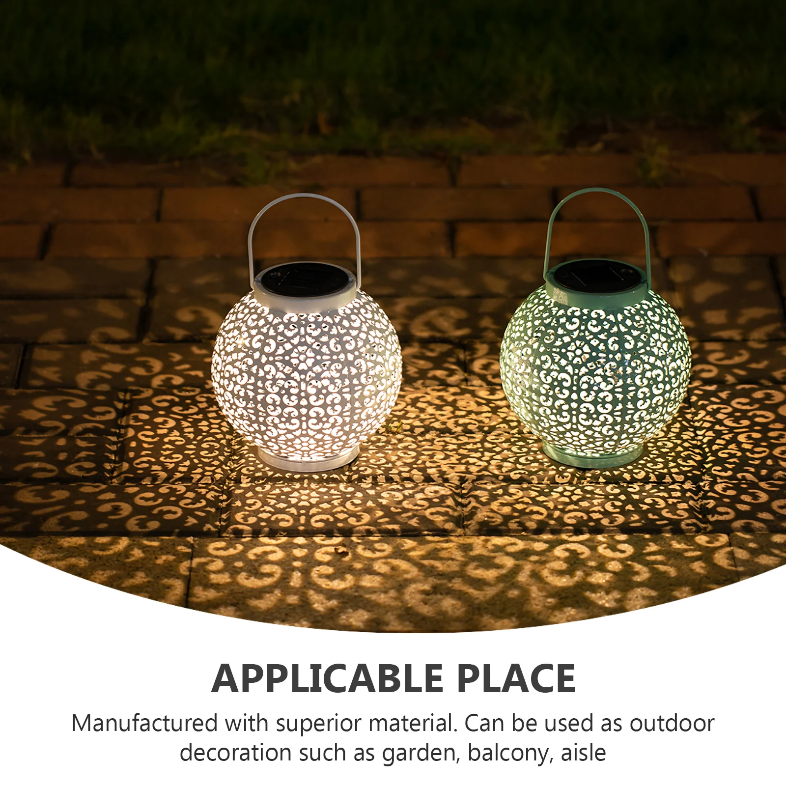 Led Solar Lantern Hollow Out Iron Decorative Outdoor Garden Yard Fence Stairs Driveway Passage Solar Lights Durable Waterproof
Led Solar Lantern Hollow Out Iron Decorative Outdoor Garden Yard Fence Stairs Driveway Passage Solar Lights Durable Waterproof
