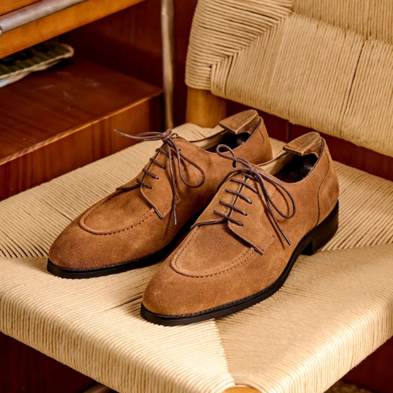 Men Genuine Leather Derby Shoes Solid Color Low Heel Classic Comfortable Business Men Shoes
Men Genuine Leather Derby Shoes Solid Color Low Heel Classic Comfortable Business Men Shoes