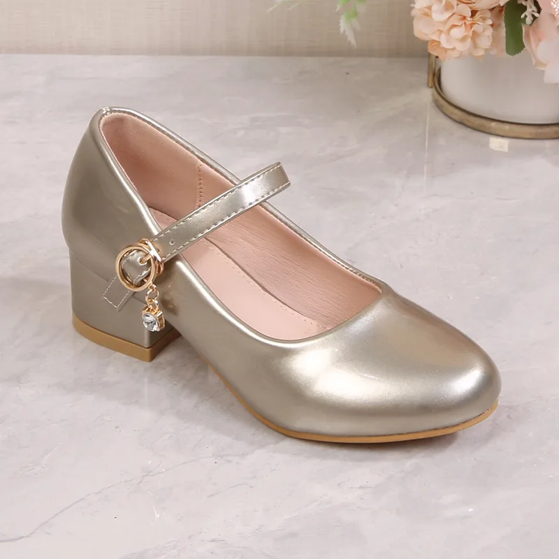 Girls Gold Block Heel Sandals 2026 Clear Rhinestone Princess Heels Youth Party Dress Pumps For Prom Graduation Wedding
Girls Gold Block Heel Sandals 2026 Clear Rhinestone Princess Heels Youth Party Dress Pumps For Prom Graduation Wedding