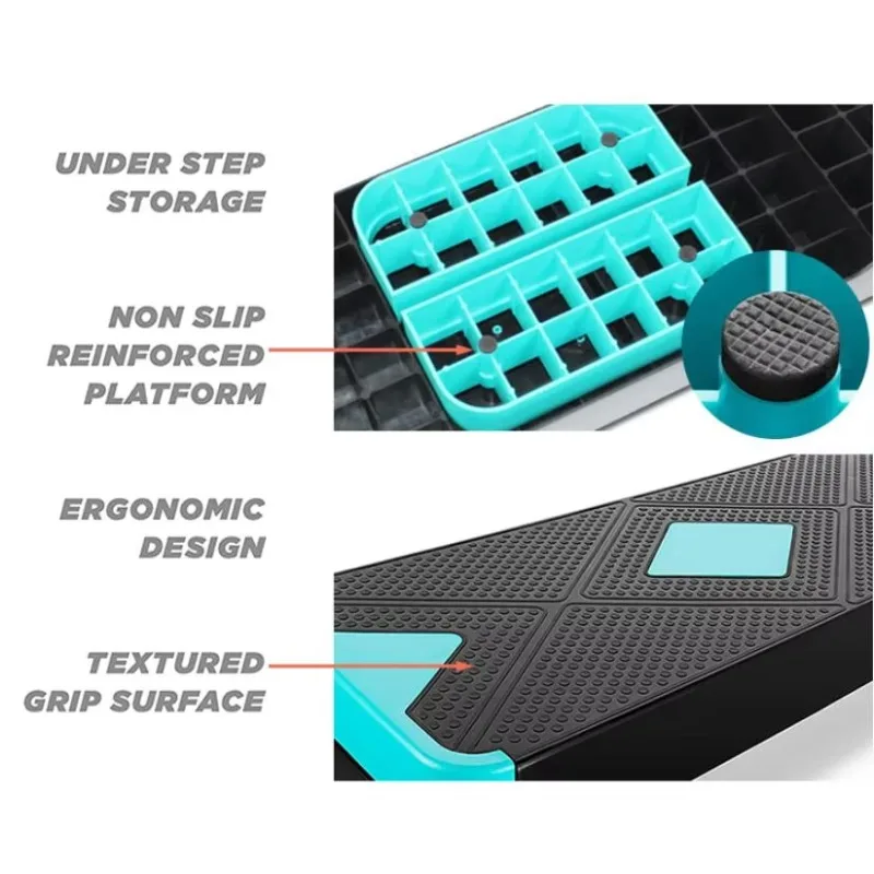 Hot Sale Customized Detachable Aerobic Rhythm Pedal Non-slip Two-Color Fitness Step Platforms Adjustable Height Weight Plates
Hot Sale Customized Detachable Aerobic Rhythm Pedal Non-slip Two-Color Fitness Step Platforms Adjustable Height Weight Plates