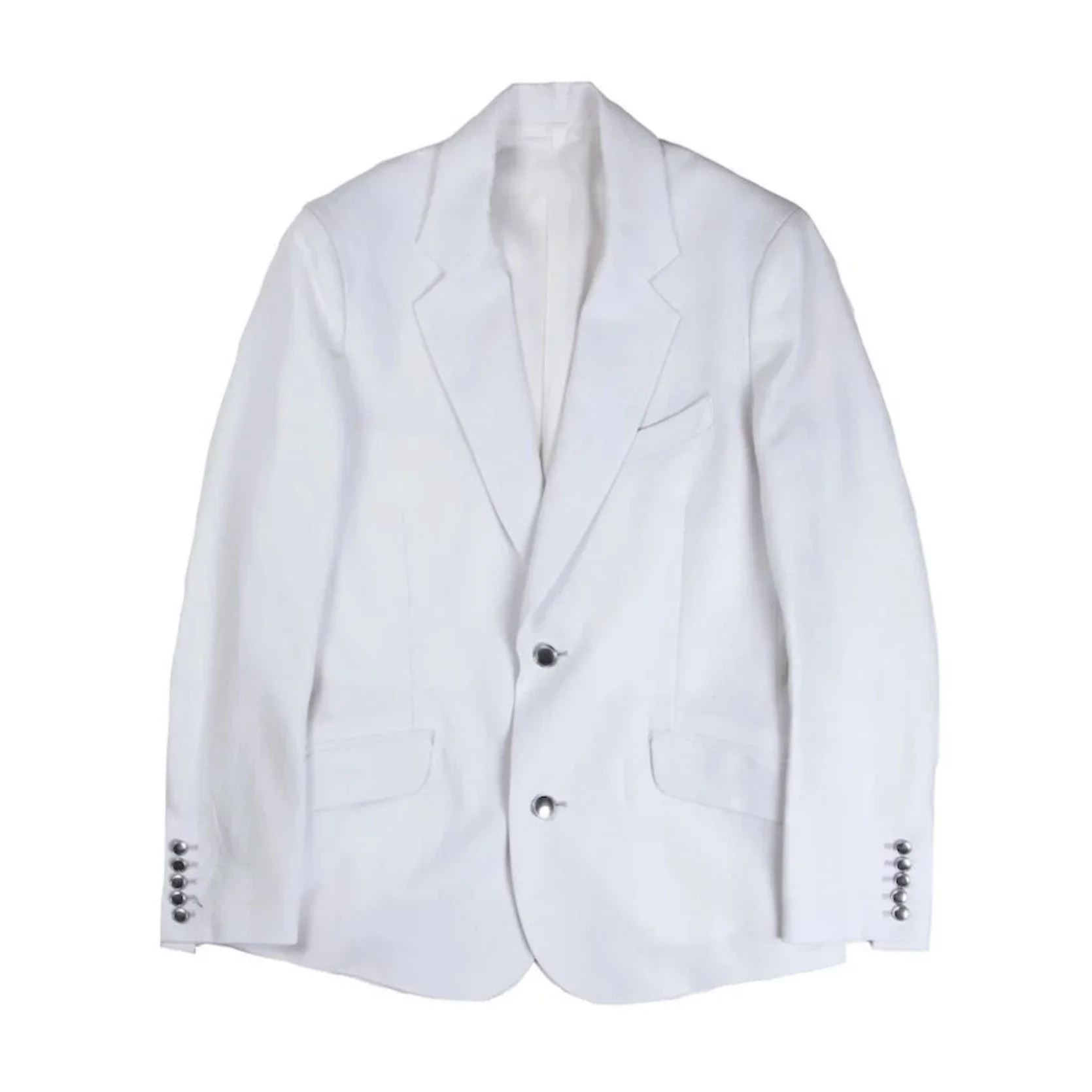 YOJI OOAK SEAM Detail BLAZER Seam Decoration Details Gypsum White Linen Suit Men's Jacket Suit
YOJI OOAK SEAM Detail BLAZER Seam Decoration Details Gypsum White Linen Suit Men's Jacket Suit
