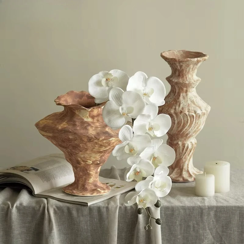 Furniture Modern Nordic Vintage Art Decorative Ceramic Vase Living Room Tabletop Hotel Wedding Decoration
Furniture Modern Nordic Vintage Art Decorative Ceramic Vase Living Room Tabletop Hotel Wedding Decoration