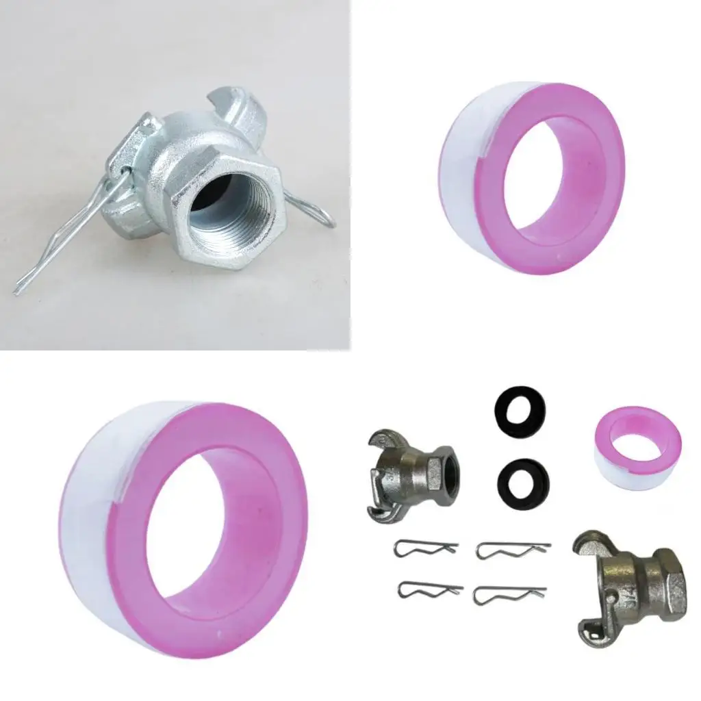 R9UF Complete Air Pipe Coupling 3/4inch Threaded Fitting Includes Safety Locks Quick Connection Fitting Set for Industrial
R9UF Complete Air Pipe Coupling 3/4inch Threaded Fitting Includes Safety Locks Quick Connection Fitting Set for Industrial