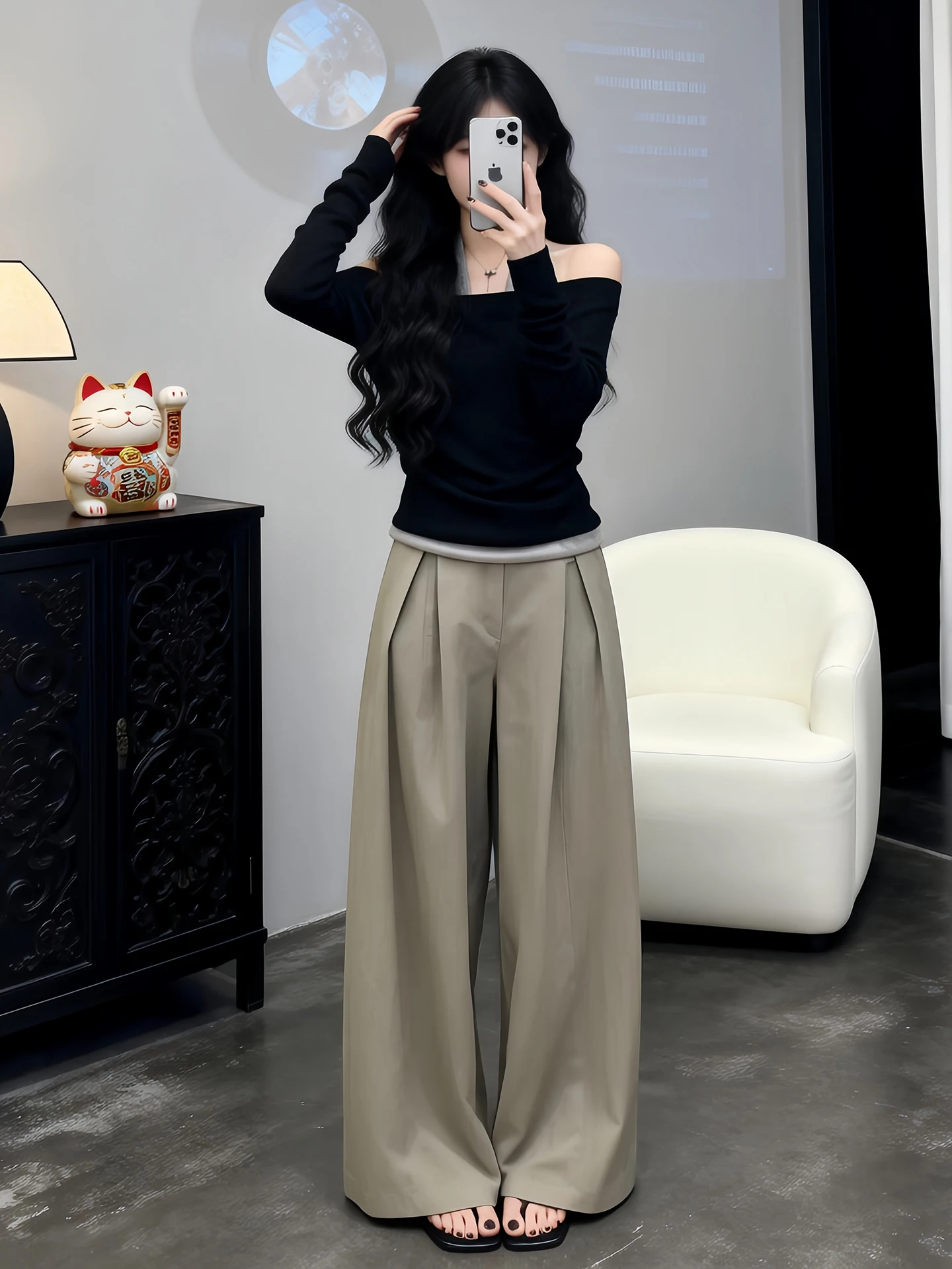 Casual Long Sleeve T-Shirt High Waist Loose Pants Fashion Set Spring Autumn New Style Lazy Feeling Women's Clothing Ensemble
Casual Long Sleeve T-Shirt High Waist Loose Pants Fashion Set Spring Autumn New Style Lazy Feeling Women's Clothing Ensemble