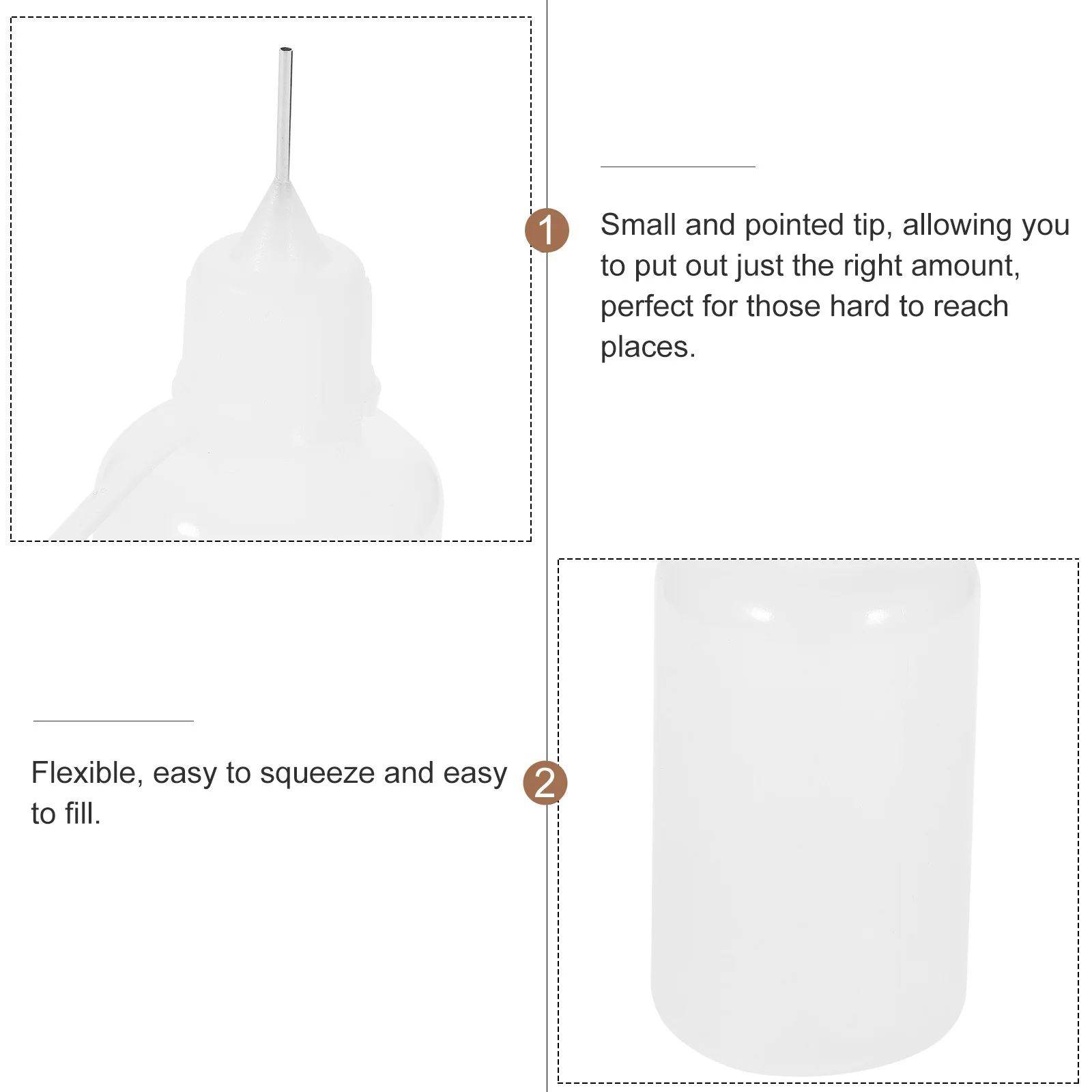 1Set 30ml Empty Squeeze Bottles Precision Applicator Flexible Machine Oil Containers Craft Glue Ink Dispensing 
1Set 30ml Empty Squeeze Bottles Precision Applicator Flexible Machine Oil Containers Craft Glue Ink Dispensing