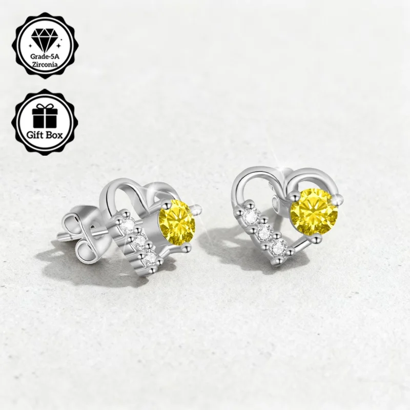 LAMVOICE jewelry for women/stud earrings with 0.6-4 carat zirconia S925 sterling silver earrings Valentine’s Day gift for her
LAMVOICE jewelry for women/stud earrings with 0.6-4 carat zirconia S925 sterling silver earrings Valentine’s Day gift for her
