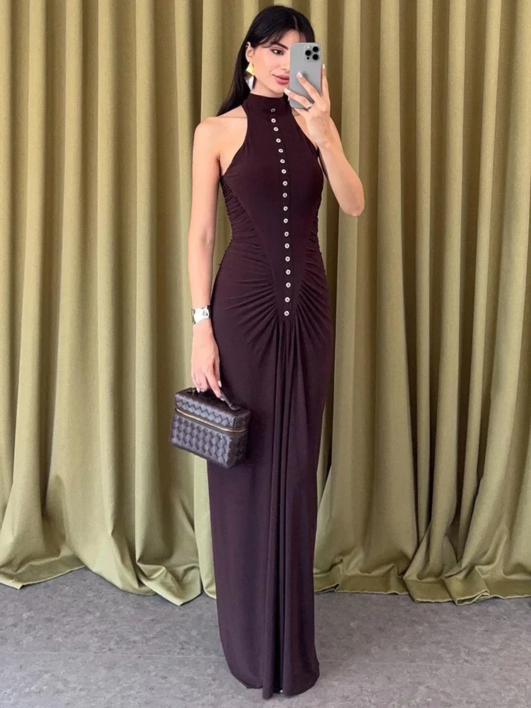 Women Ruched Turtleneck Sleeveless High Waist Fashion Patchwork Club Party Dress Elegant Off-shoulder Sexy Maxi Dress
Women Ruched Turtleneck Sleeveless High Waist Fashion Patchwork Club Party Dress Elegant Off-shoulder Sexy Maxi Dress