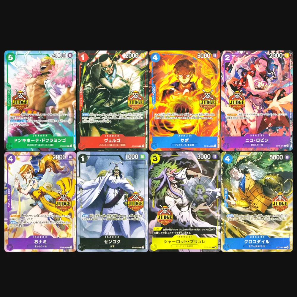 Коллекционная карточка-игрушка «Самодельные персонажи One Piece OPCG»: Робин, Верго, Дофламинго, Шарлотта Брюле, Крокодил, Сэнгоку, Сабо
Коллекционная карточка-игрушка «Самодельные персонажи One Piece OPCG»: Робин, Верго, Дофламинго, Шарлотта Брюле, Крокодил, Сэнгоку, Сабо