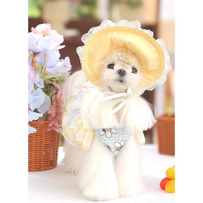 Sweet Lolita Dog Dress - High-Quality Embroidery Pet Skirt for Small Dogs & Puppies
Sweet Lolita Dog Dress - High-Quality Embroidery Pet Skirt for Small Dogs & Puppies