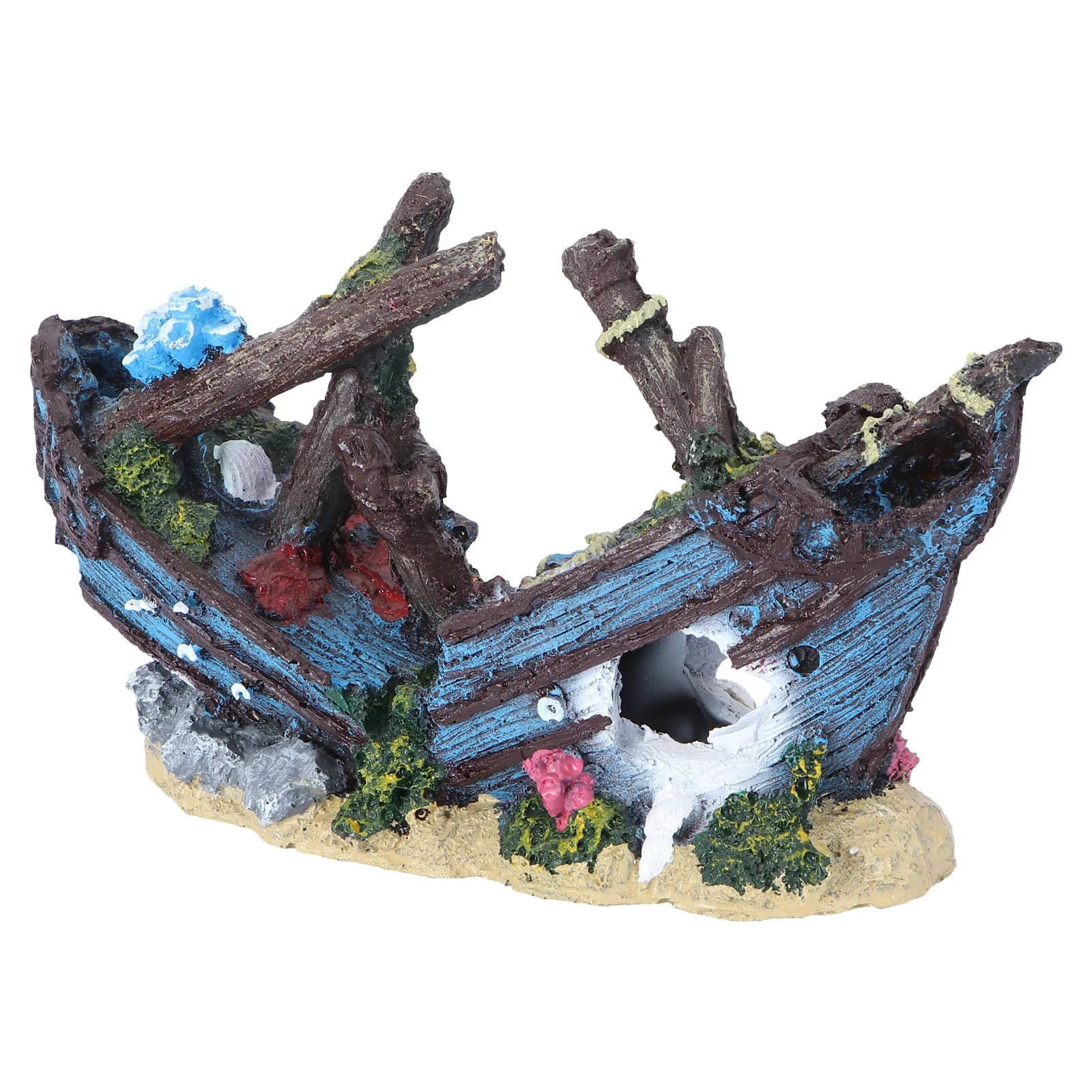 1Pcs Resin Shipwreck Crafts Aquarium Landscaping Ornament Fish Tank Debris Decor Fade Resistant Lightweight Design
1Pcs Resin Shipwreck Crafts Aquarium Landscaping Ornament Fish Tank Debris Decor Fade Resistant Lightweight Design