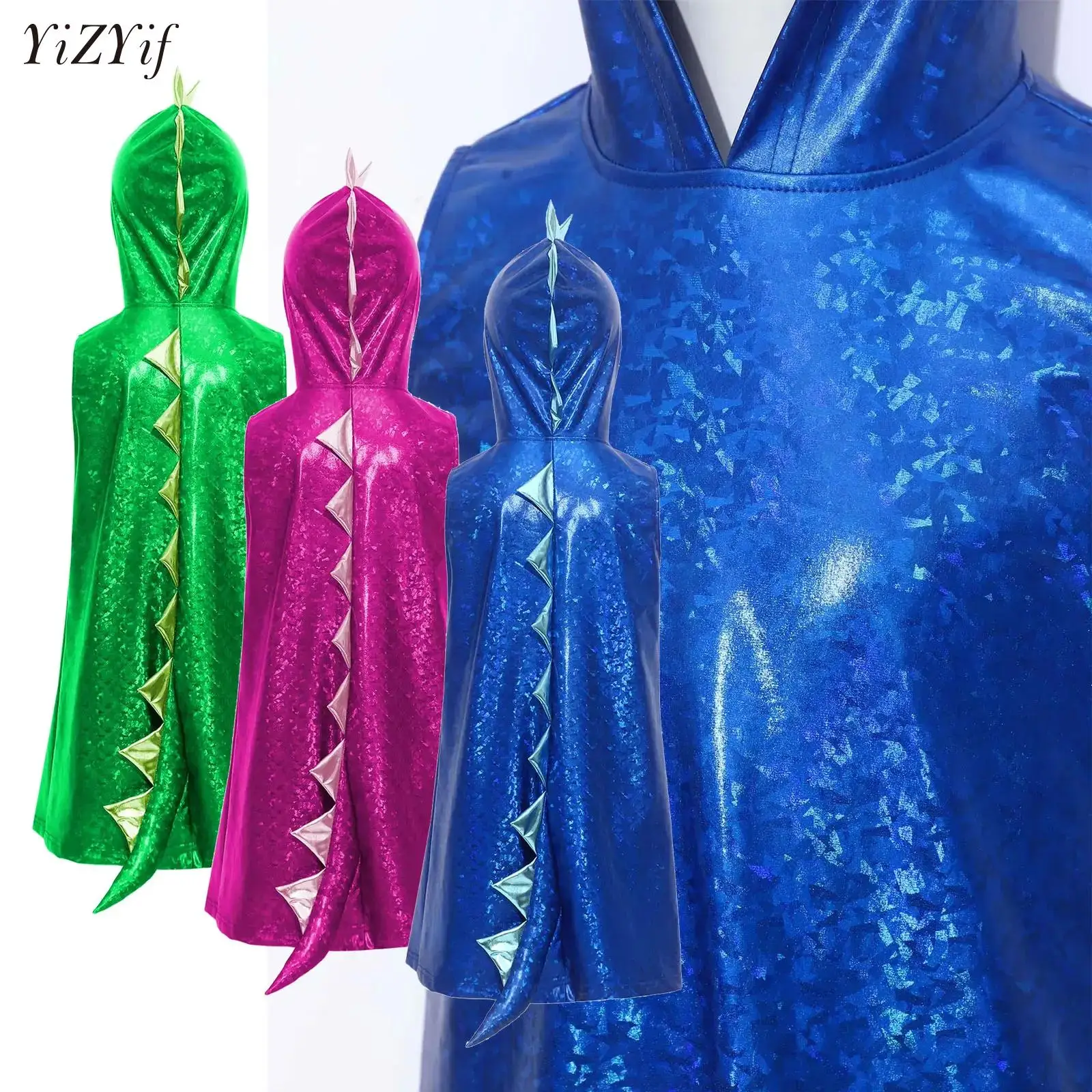 Kids Girls Jazz Ballet Dress Sleeveless Metallic Dinosaur Dress Ballroom Dancewear for Halloween Stage Performance Theme Party
Kids Girls Jazz Ballet Dress Sleeveless Metallic Dinosaur Dress Ballroom Dancewear for Halloween Stage Performance Theme Party