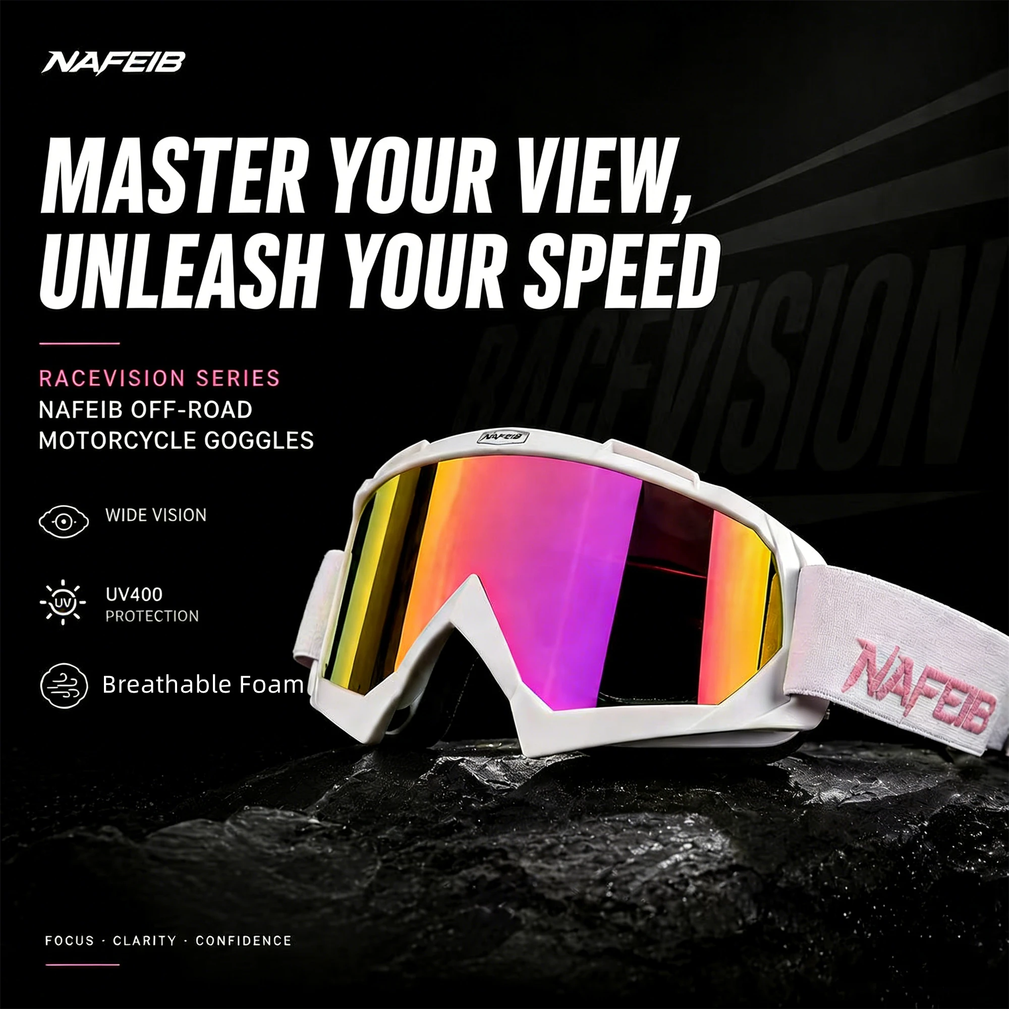 MX ATV Motocross Goggles HD Lens - Windproof Dustproof UV Protection for Off-Road Riding Skiing Fishing Cycling Outdoor Sports"
MX ATV Motocross Goggles HD Lens - Windproof Dustproof UV Protection for Off-Road Riding Skiing Fishing Cycling Outdoor Sports"