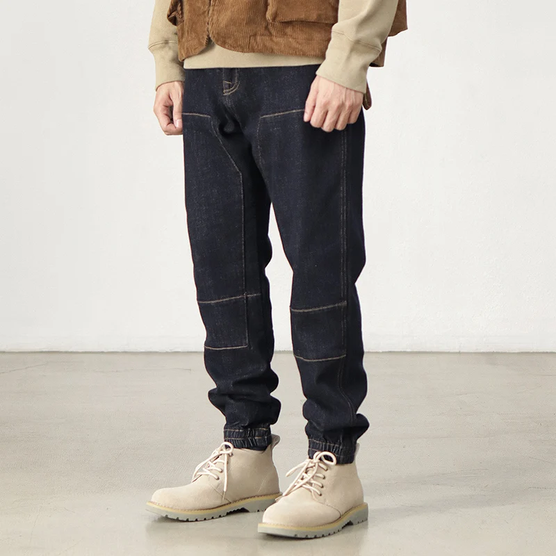 Men's jeans original colour tannin stretch Japanese vintage stitching slim-fitting foot industrial dress casual leggings
Men's jeans original colour tannin stretch Japanese vintage stitching slim-fitting foot industrial dress casual leggings