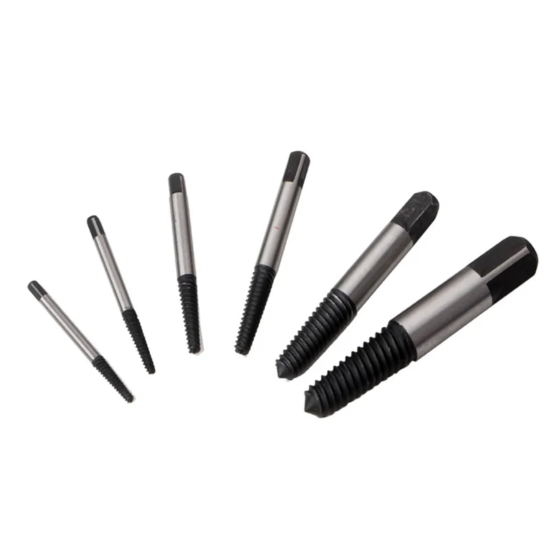 12 Piece Broken Screw Extractor Kit (No.1-No.6 Extractor Plus 6 Supporting Drills) Steel Is Used To Remove Peeling Screws.
12 Piece Broken Screw Extractor Kit (No.1-No.6 Extractor Plus 6 Supporting Drills) Steel Is Used To Remove Peeling Screws.