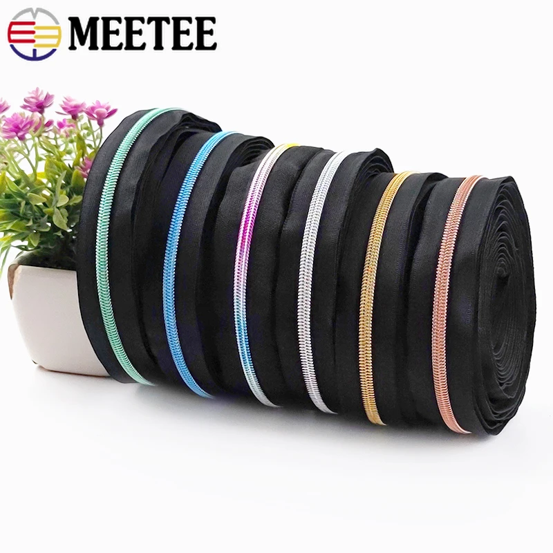 Meetee 3# 5# 3-20M Zippers Tapes By The Meter Nylon Zipper Decorative Bag Shoes Roll Coil Zips Repair Kit DIY Sew Accessories
Meetee 3# 5# 3-20M Zippers Tapes By The Meter Nylon Zipper Decorative Bag Shoes Roll Coil Zips Repair Kit DIY Sew Accessories