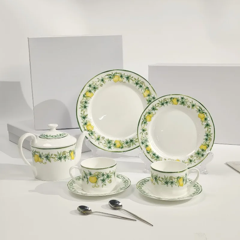 European Minimalist Light Luxury Perfume Lemon Series Western Plates Creative High - End Tableware for Restaurants Hotels
European Minimalist Light Luxury Perfume Lemon Series Western Plates Creative High - End Tableware for Restaurants Hotels